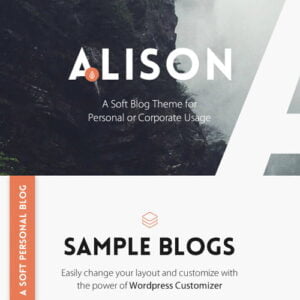 Anne Alison – Soft Personal Blog Theme