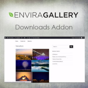 Envira Gallery – Downloads Addon