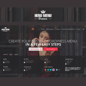 Hero Menu – Responsive WordPress Mega Menu Plugin