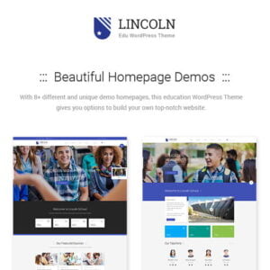 Lincoln – Education Material Design WordPress Theme