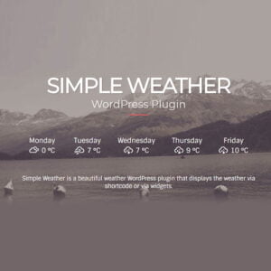 Simple Weather Plugin