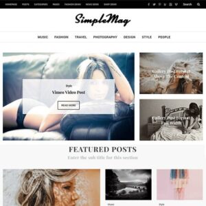 SimpleMag – Magazine theme for creative stuff