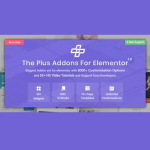 The Plus – Addon for Elementor Page Builder WordPress Plugin