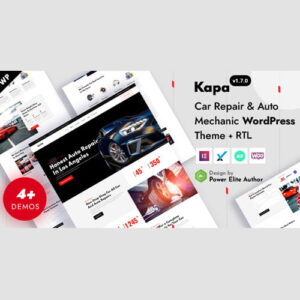 Kapa – Car Repair & Auto Services Elementor WordPress Theme