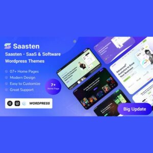 Saasten – SaaS & Software Landing WordPress Theme