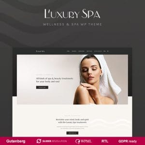 Luxury Spa – Wellness and Beauty WordPress Theme