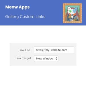 Meow Apps Gallery Custom Links Pro